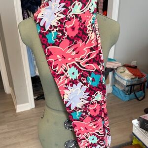 LuLaRoe Floral TC Leggings - Pink, Blue, Black